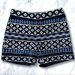 White House Black Market Pattern Shorts